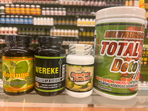 PAQUETE PARA DIABETES (DETOX POLVO)