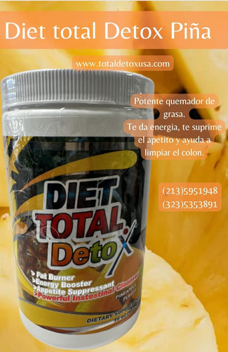 DIET TOTAL DETOX PINA 16 OZ