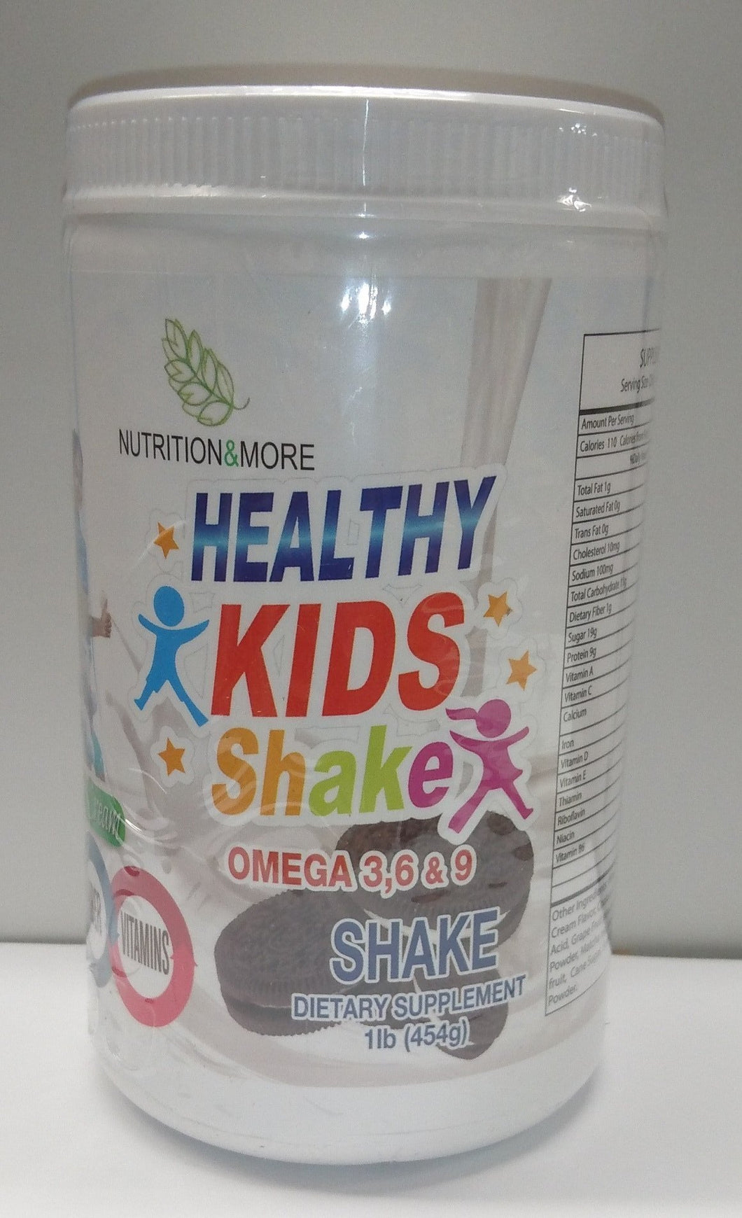 HEALTHY KIDS SHAKE COOKIES 1 LB N&M